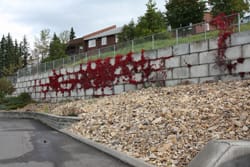 Precast Concrete Retaining Wall, Supplied & Installed