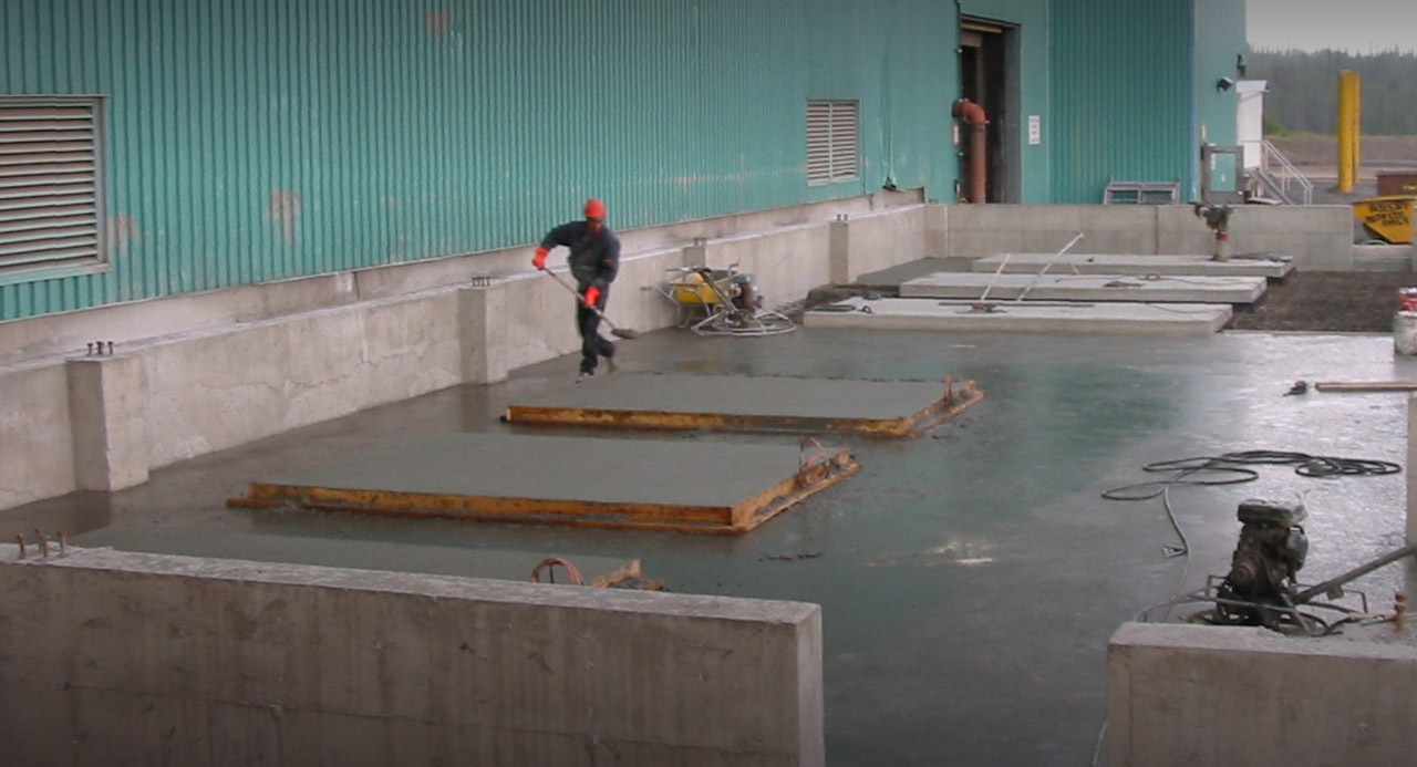 Industrial Mine Concrete Pour